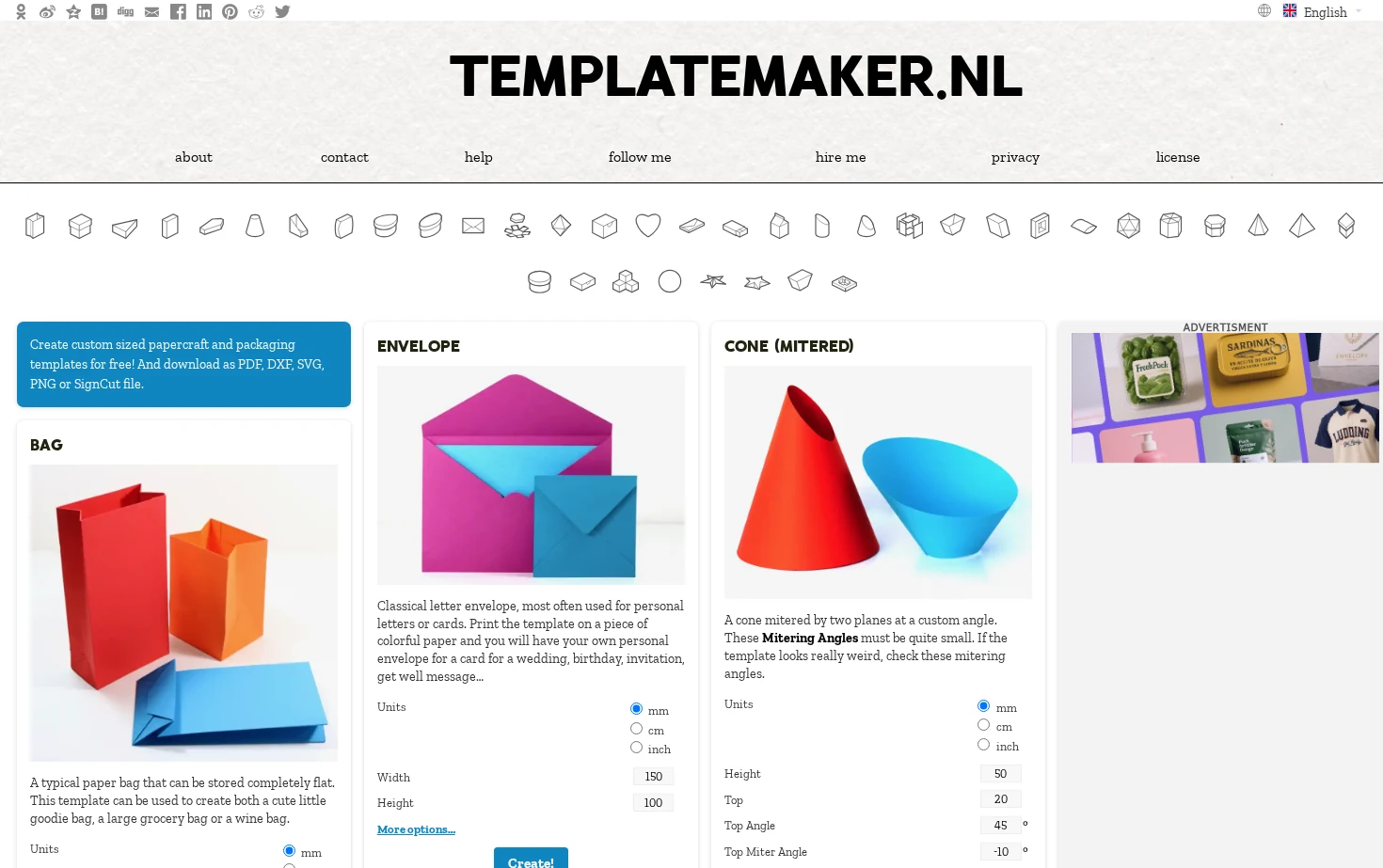 Templatemaker 页面快照